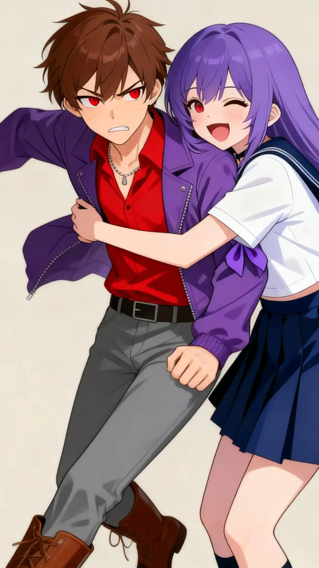 ai character: Fitzroy y Perla background