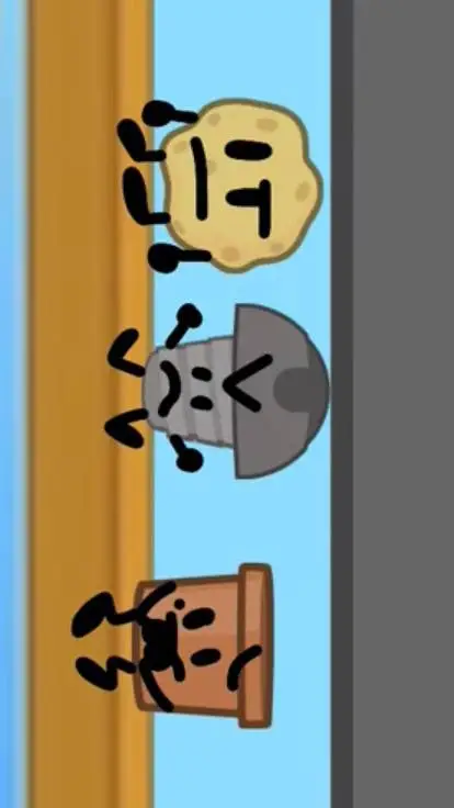 ai character: Mini BFDI background