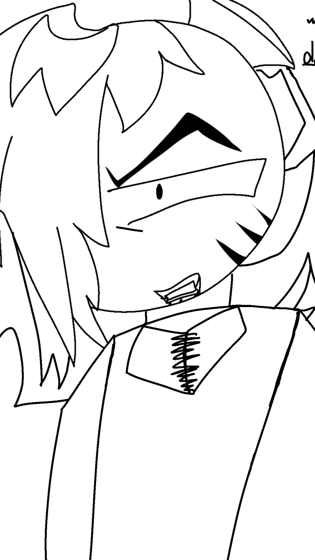 ai character: Sparkle background