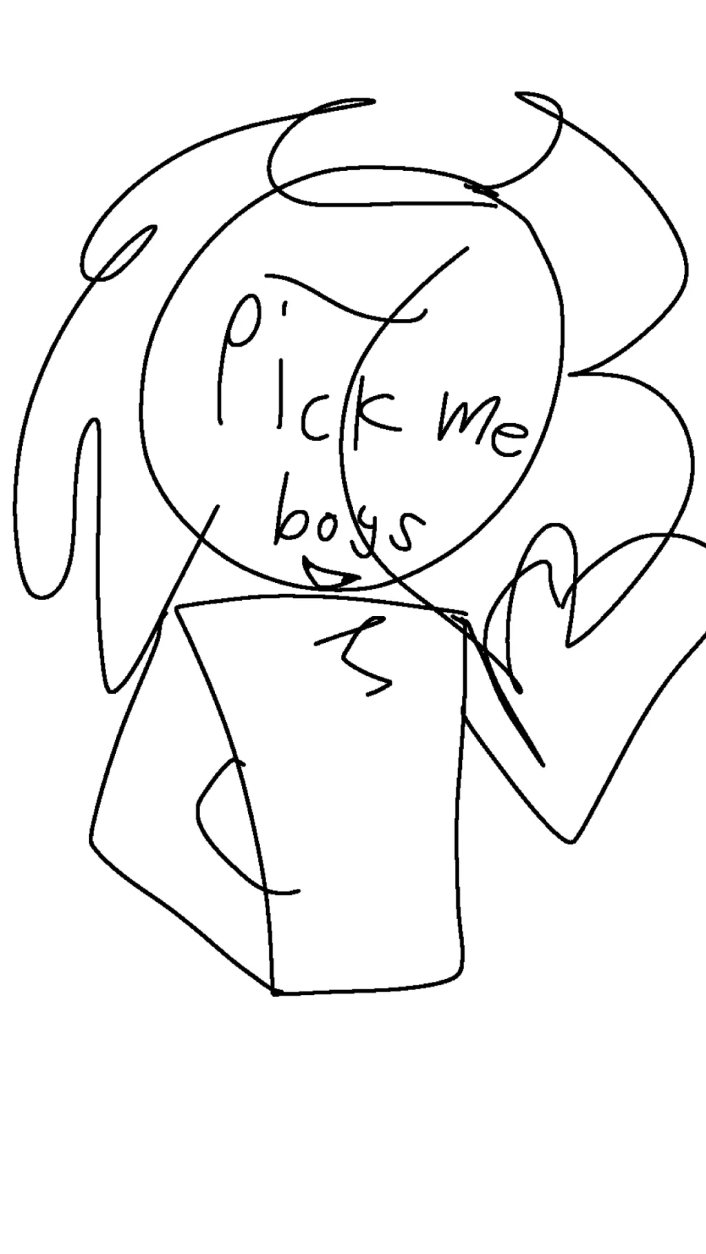 ai character: Pick me boy background