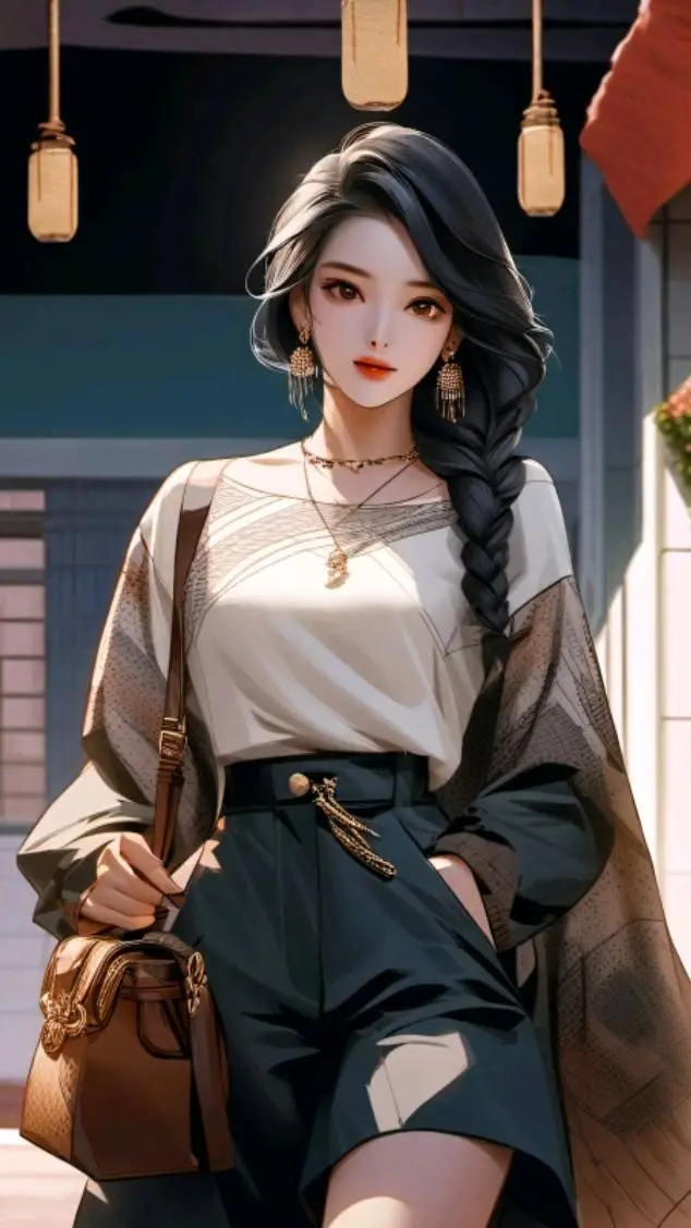 ai character: Mina  background