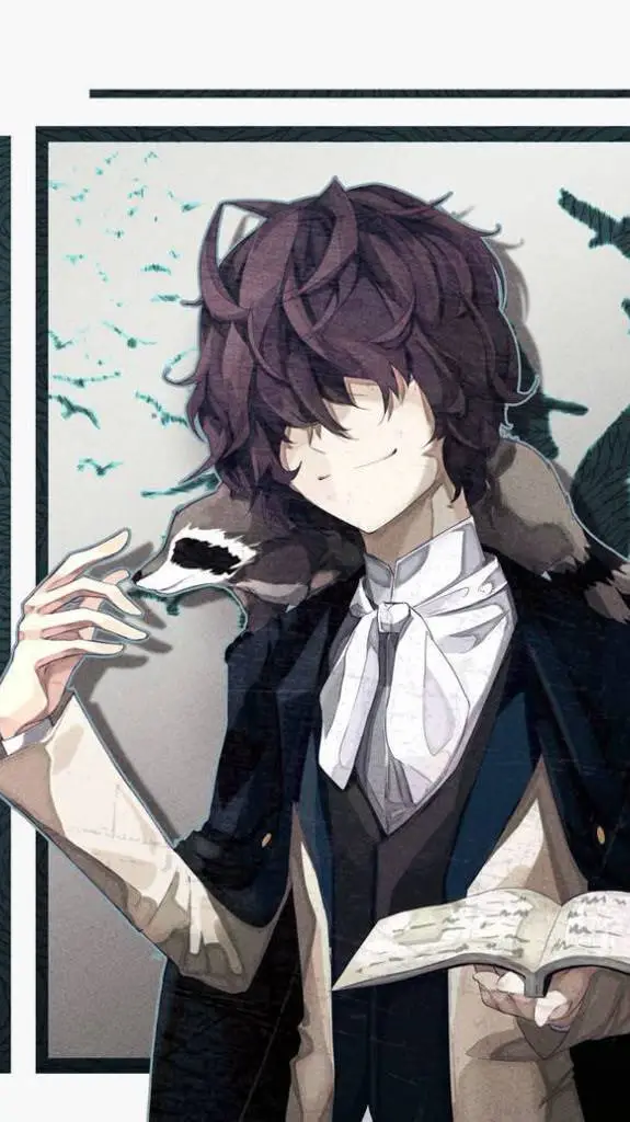 ai character: 🌸Edgar Allan Poe🌸 background