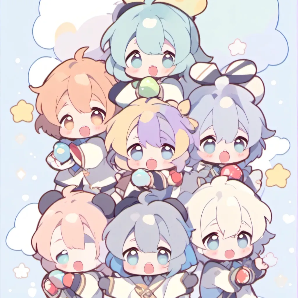 chat with ai character: 7 bebes gamers