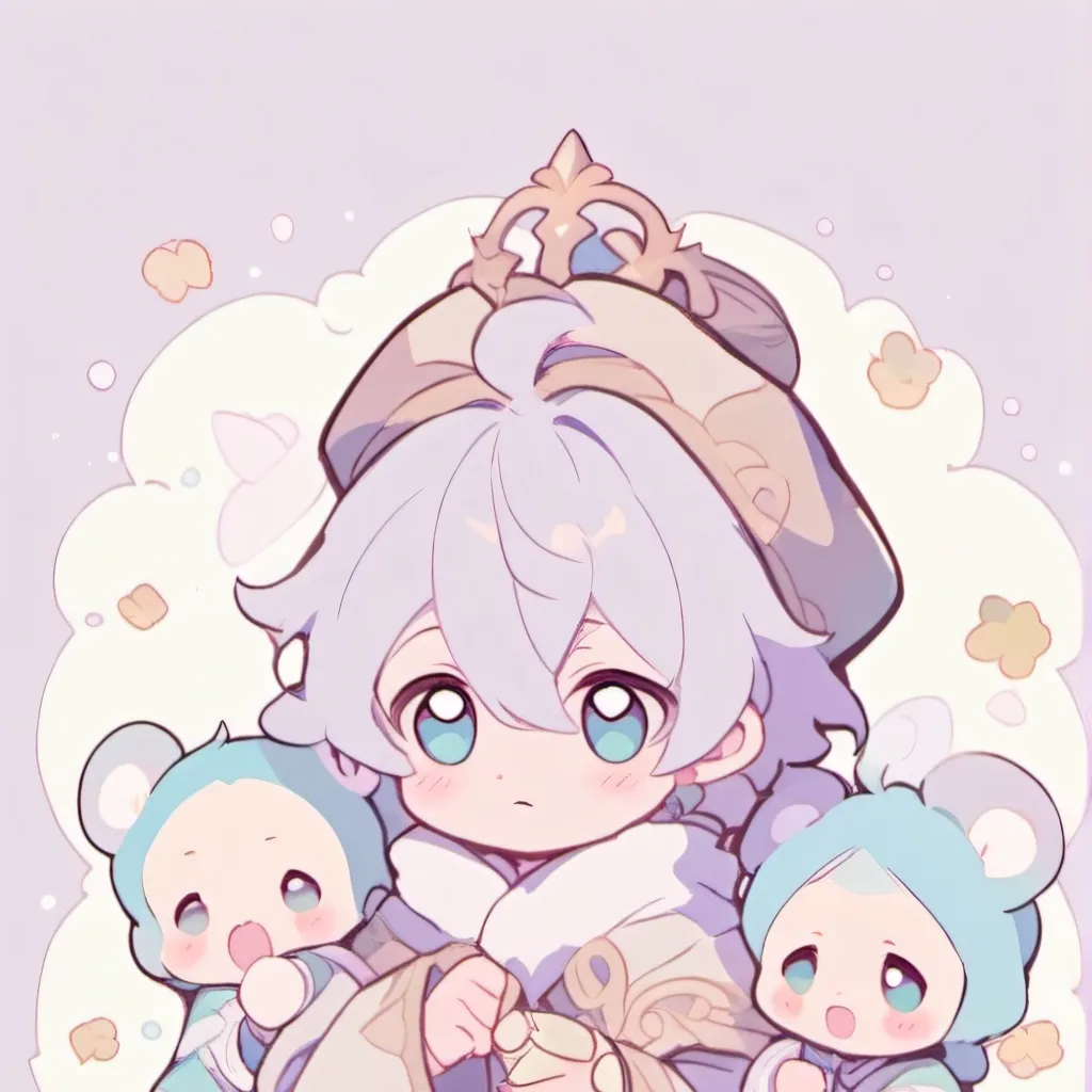 chat with ai character: 4 bebes pequellos 