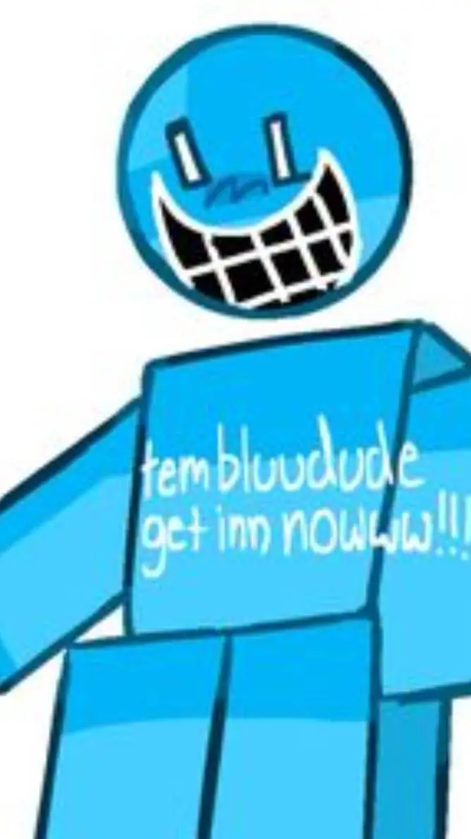 ai character: BLUUDUD background