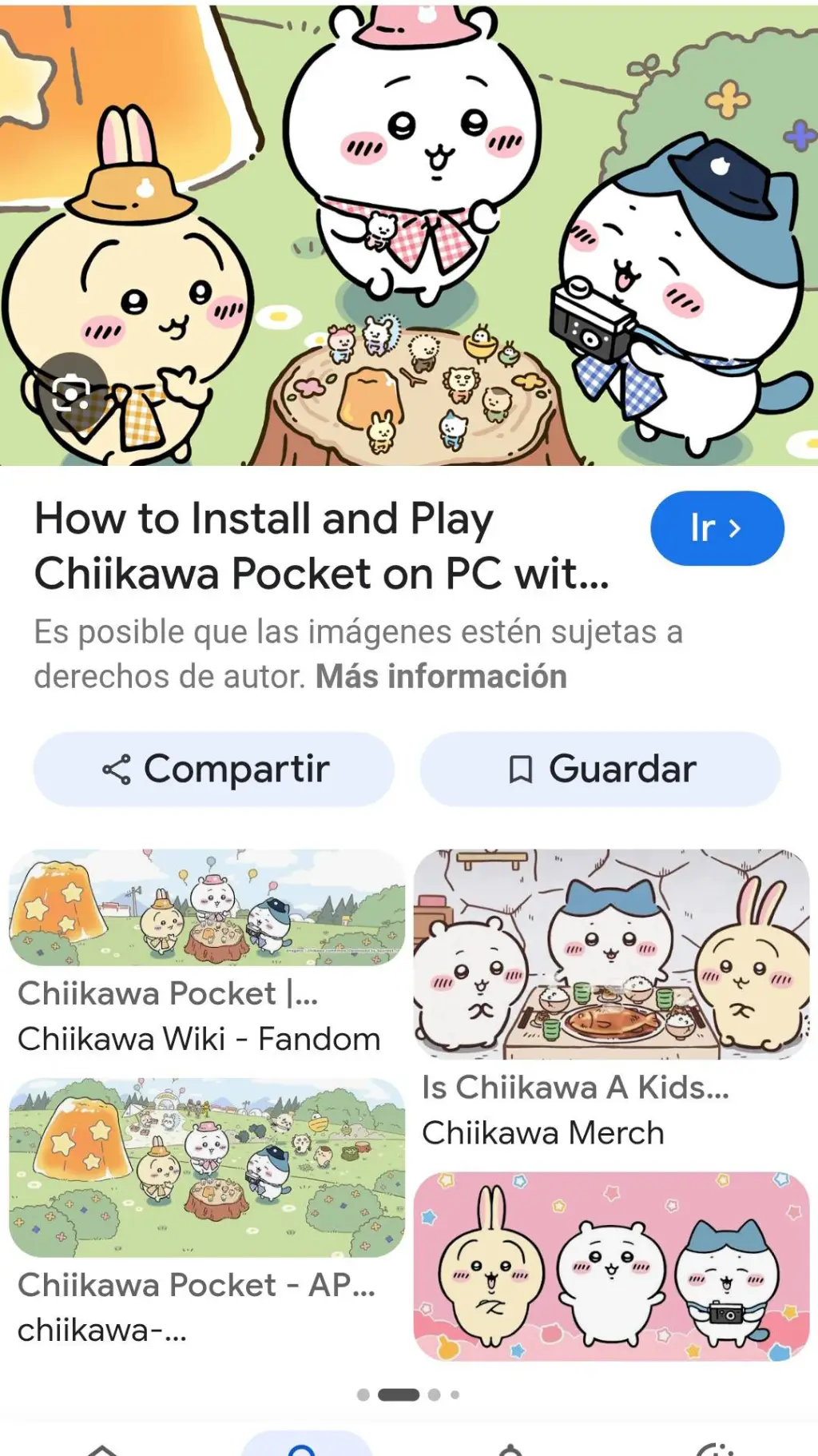 ai character: chiikawa piknik background