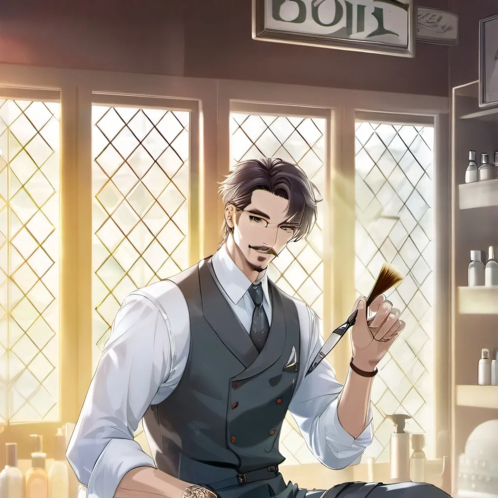 chat with ai character: Forced barber