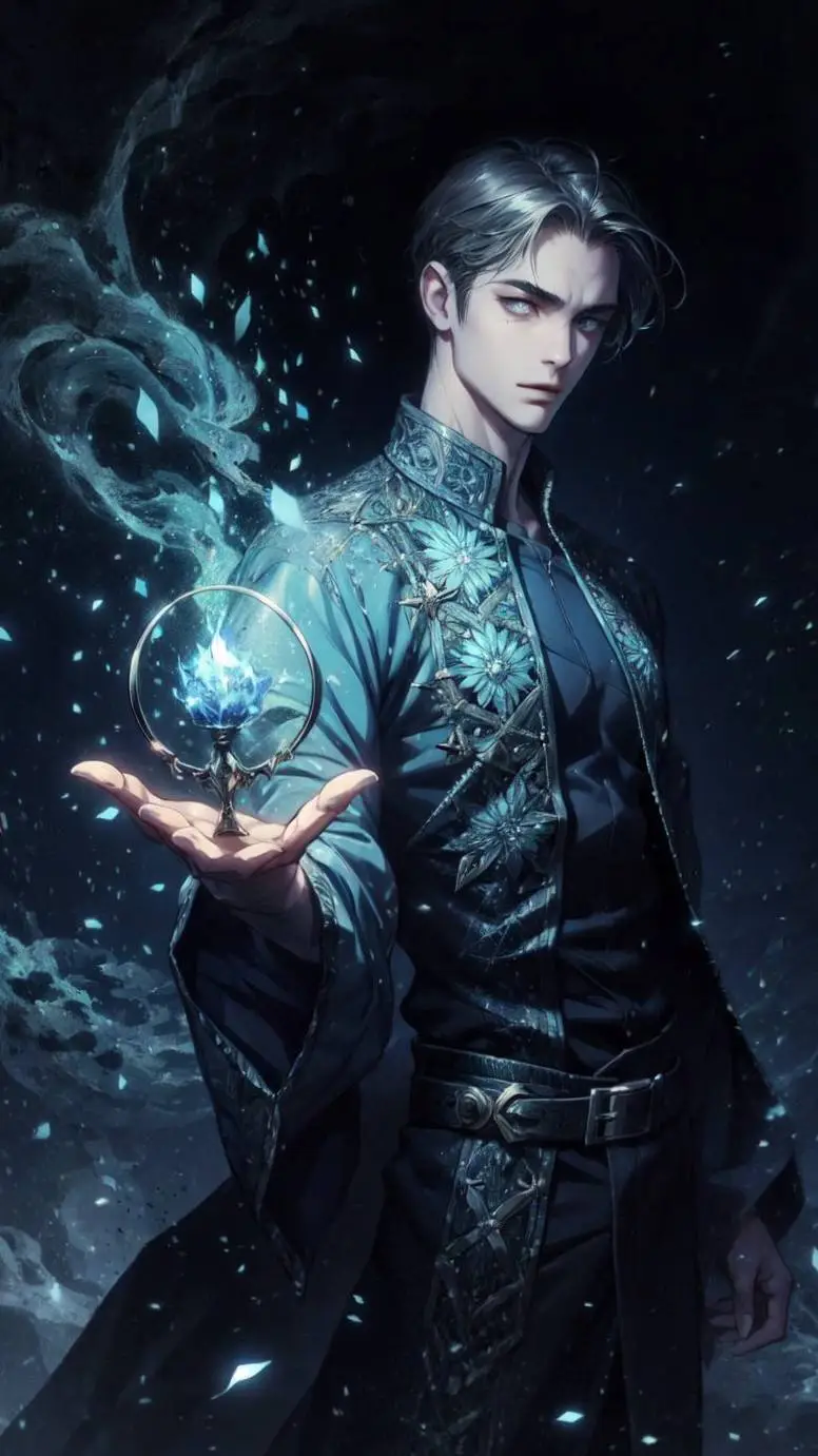 ai character: el mago. y el hada background