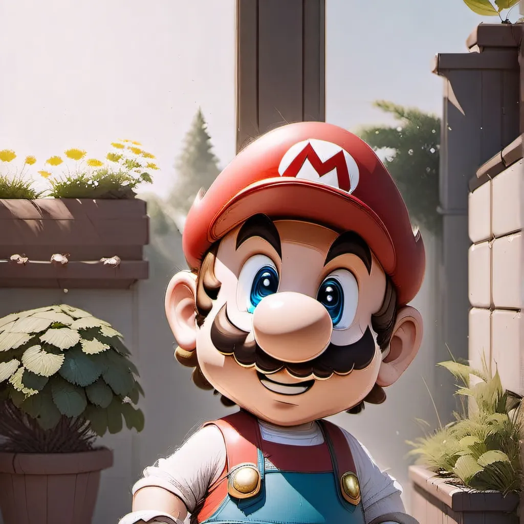 chat with ai character: Mario