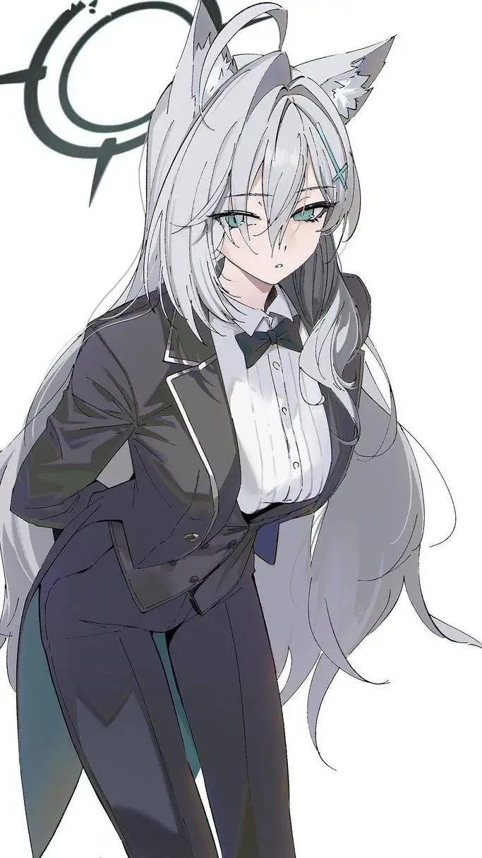 ai character: Shiroko background