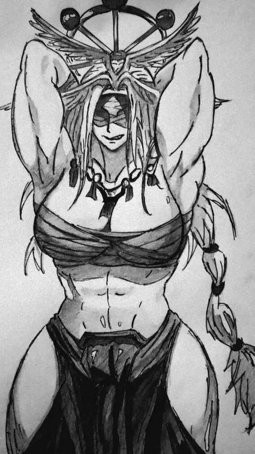 ai character: Fem Mahoraga background