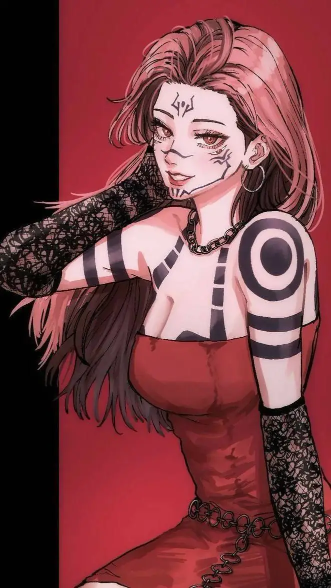 ai character: Fem Sukuna  background