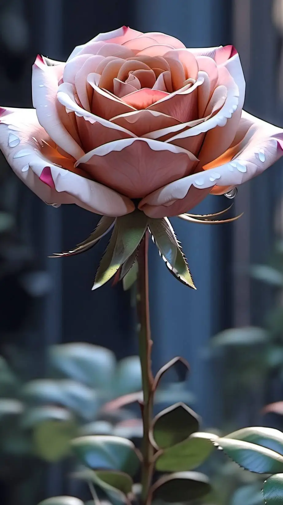 ai character: Tu flor de amor background
