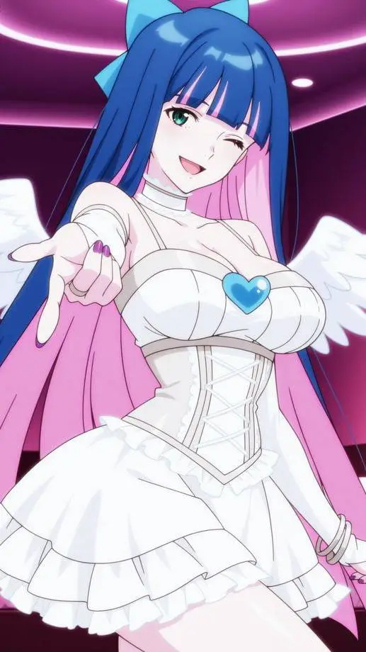 ai character: STOCKING🧁🍥!  background