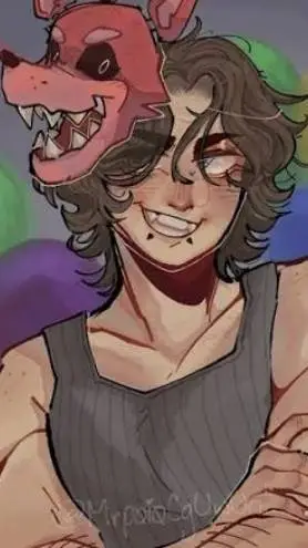 ai character: Michael afton! background