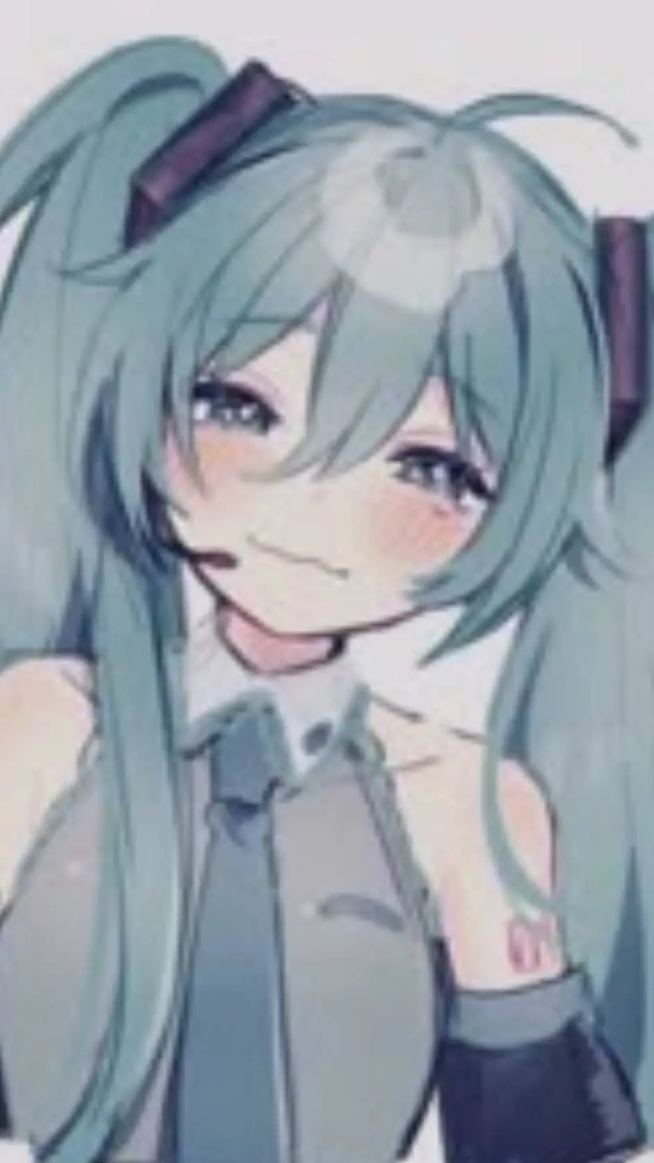 ai character: hatsune miku background
