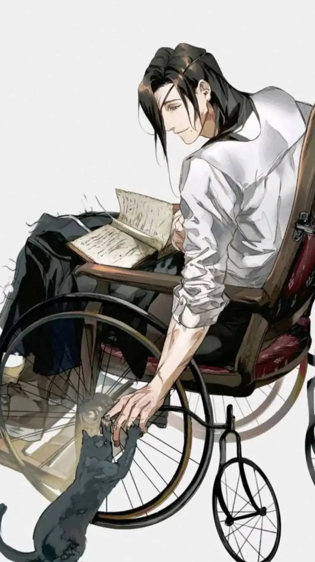 ai character: Sebastian  background