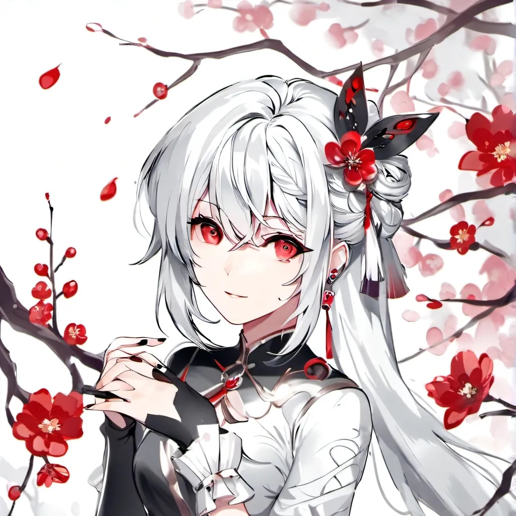chat with ai character: black y white 