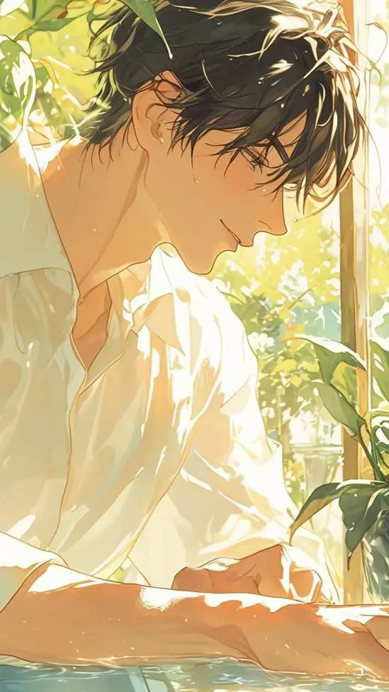 ai character: 🌿Tyson🎐 background