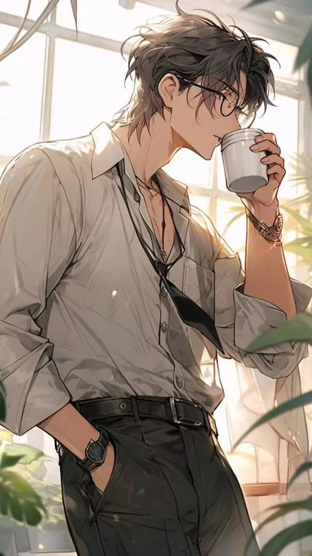 ai character: ⛓️Theo｡ﾟ๑ background