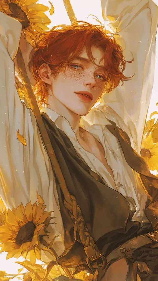 ai character: ◍✷Francis🍂 background