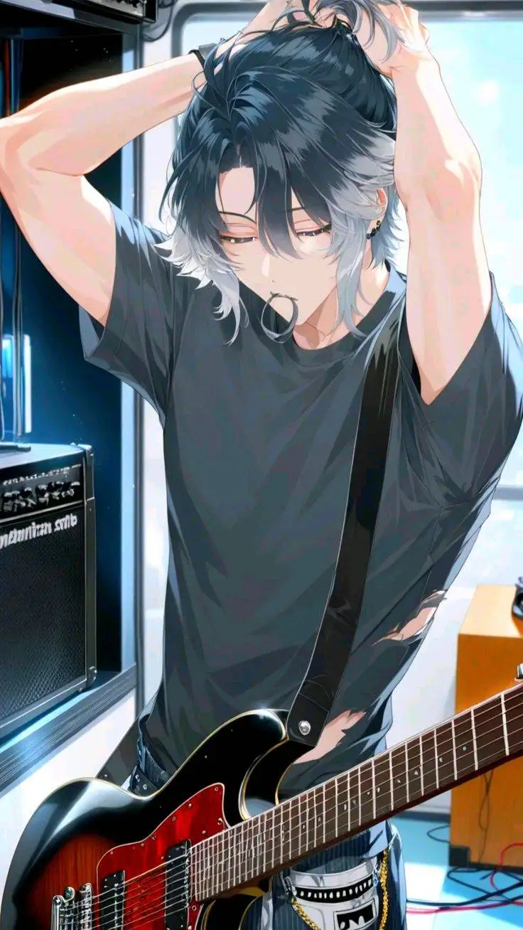 ai character: ⋆｡˚༘Yarley 🎸~♪ background
