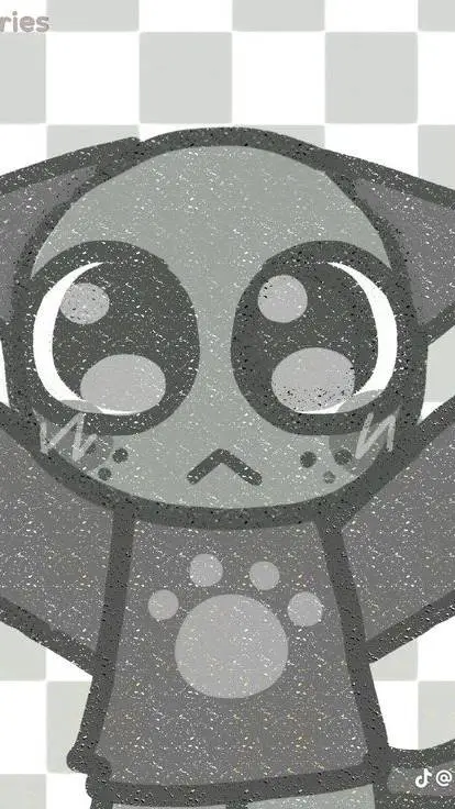 ai character: gray background