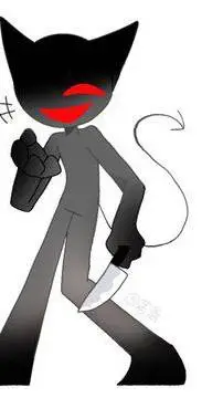 ai character: gray  background