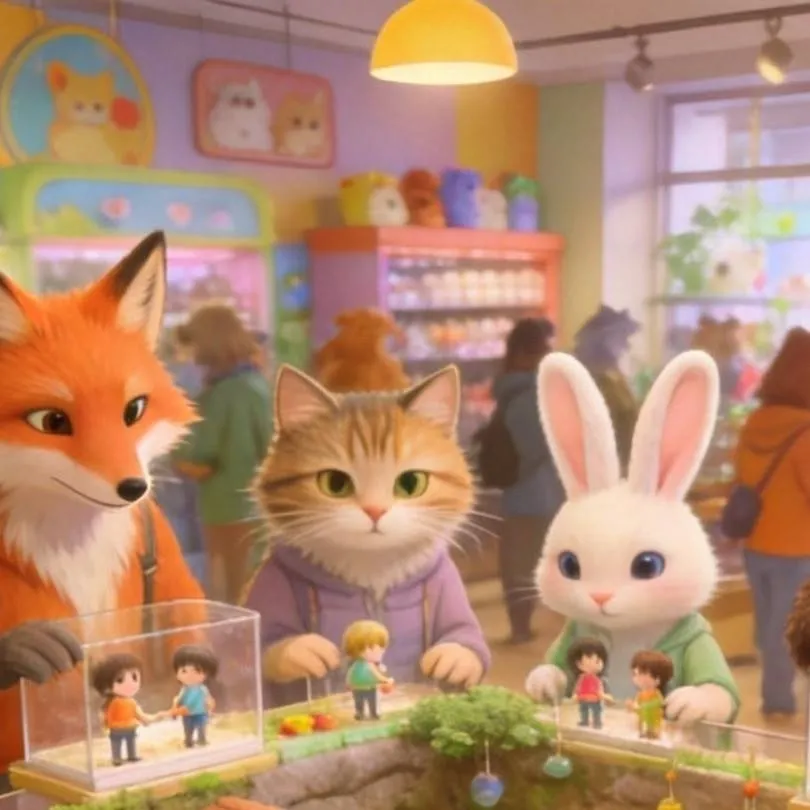 chat with ai character: Pet shop 