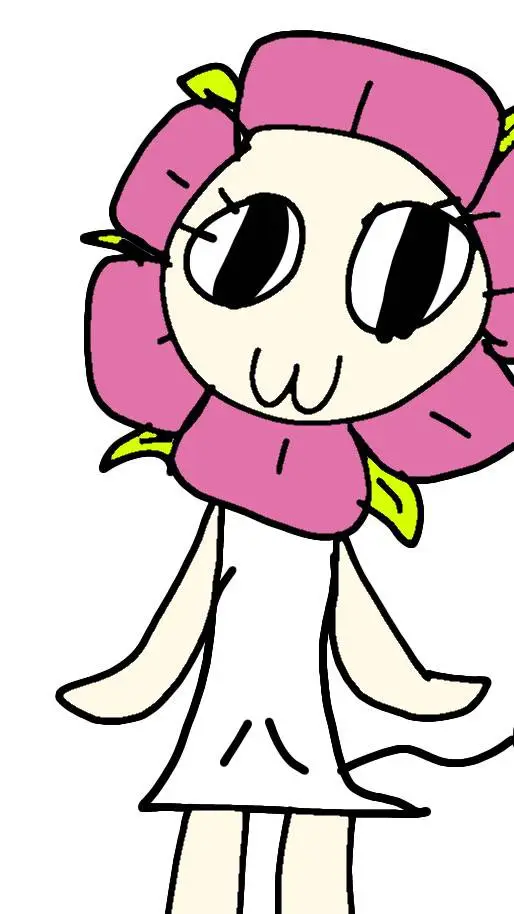 ai character: pink dandy background