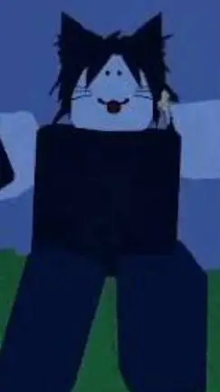 ai character: two times & azure background