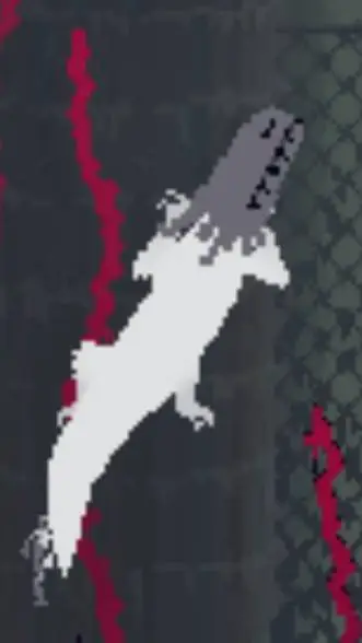 ai character: White Lizard background