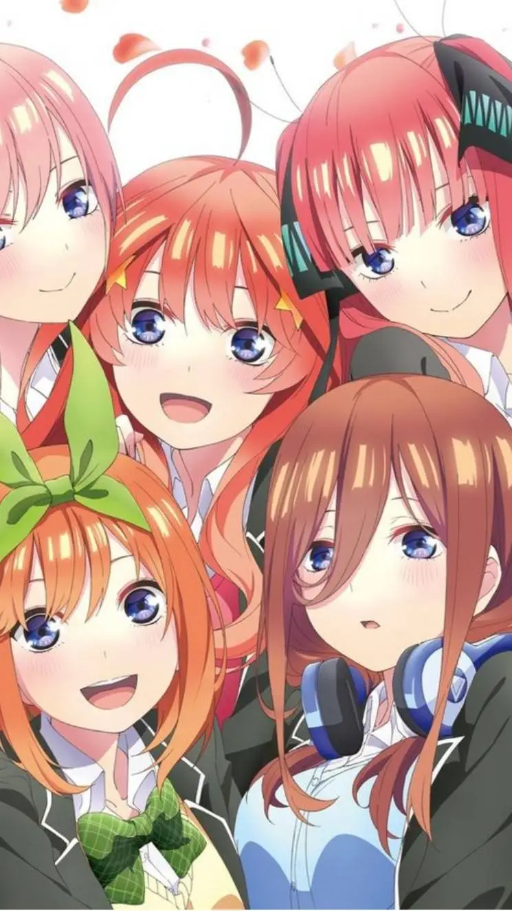 ai character: Las quintillizas  background