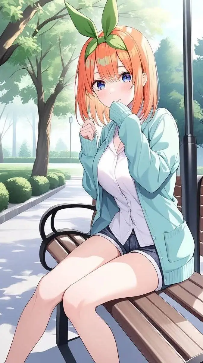 ai character: yotsuba  background