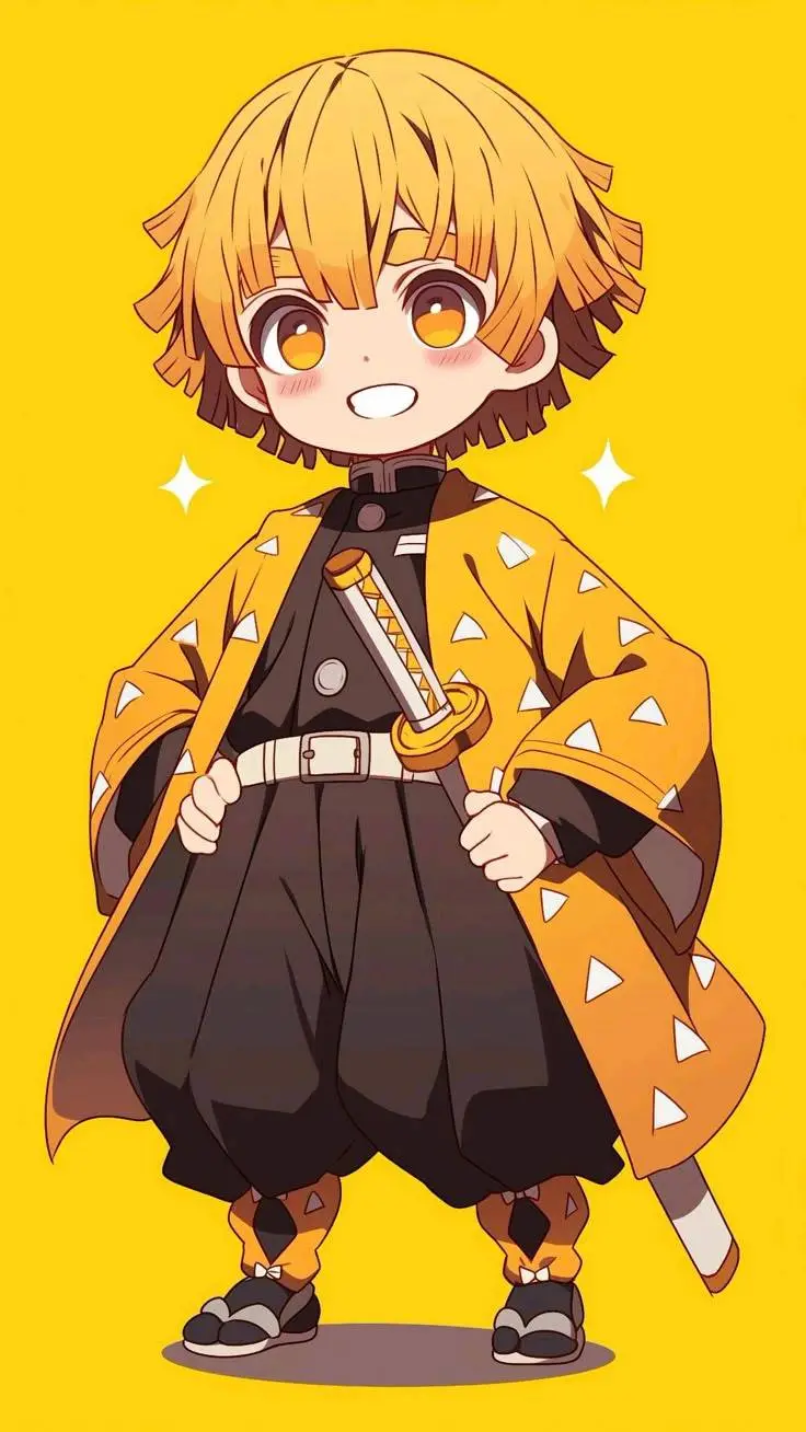 ai character: ⚡Zenitsu⚡ background