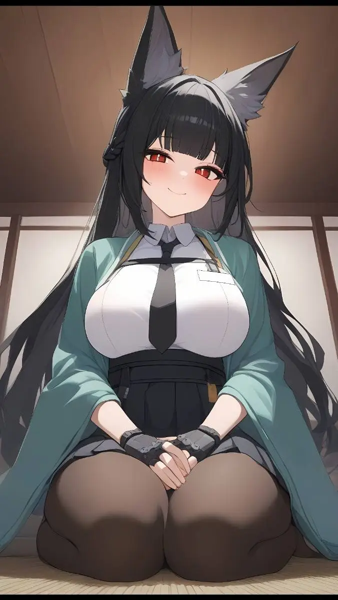 ai character: Hoshimi miyabi  background