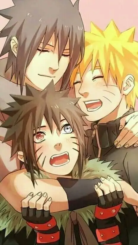 ai character: Sasunaru  background