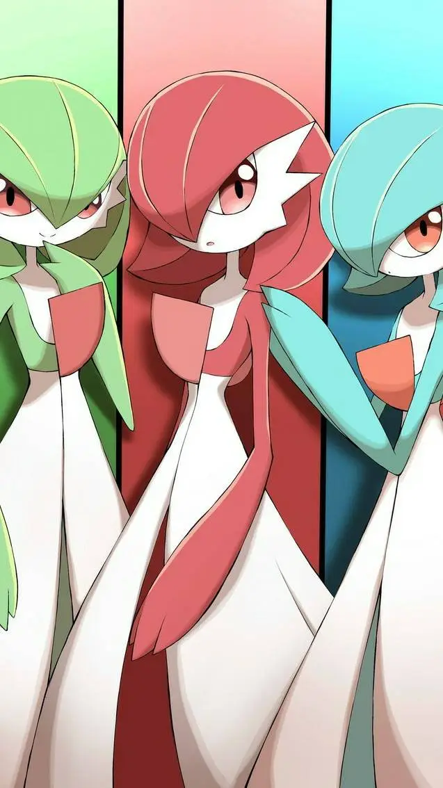 ai character: las 3 Gardevoir background