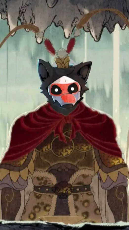 ai character: Sun Císar  background