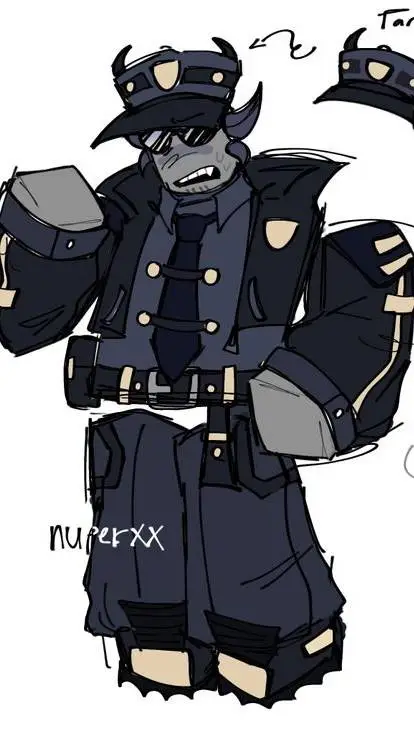 ai character: Sir Officer  background