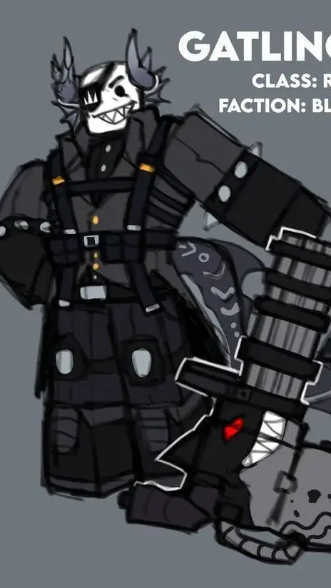 ai character: Gatling Gun! background