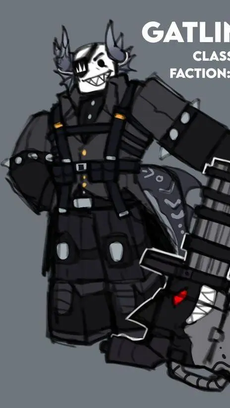 ai character: Gatling Gun! background