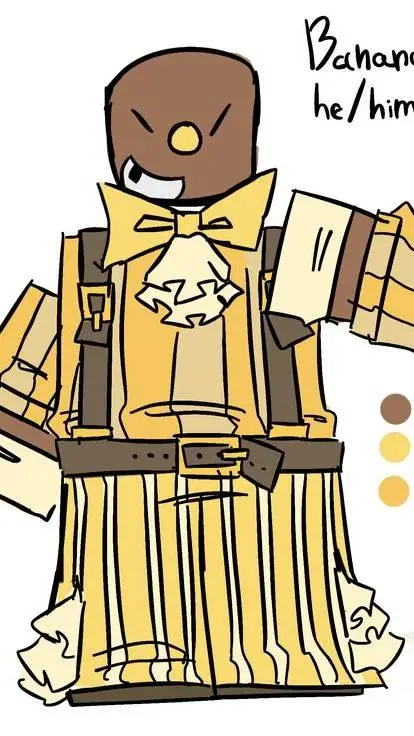 ai character: Banana! background