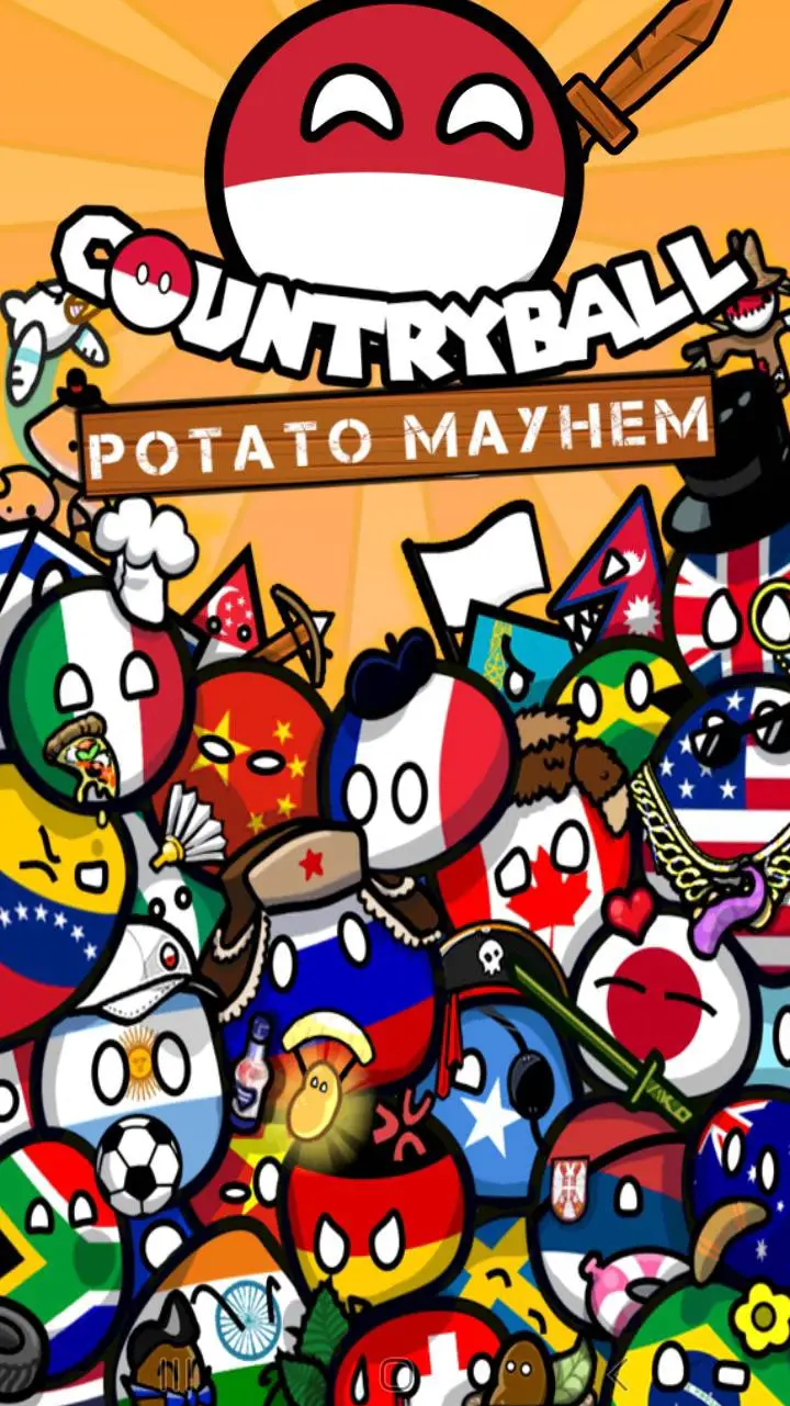 ai character: Countryballs:D background