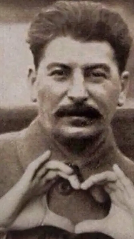 ai character: Josef stalin  background