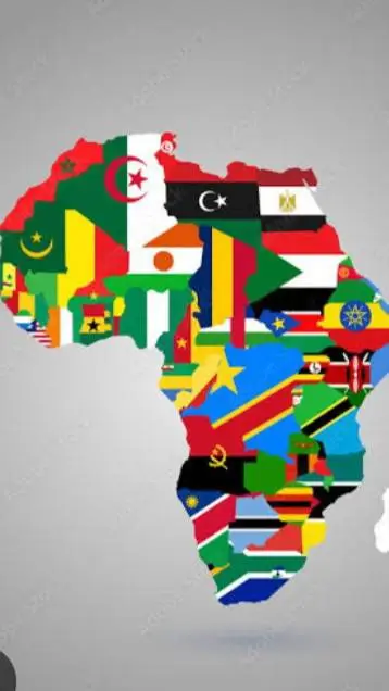 ai character: African continent  background