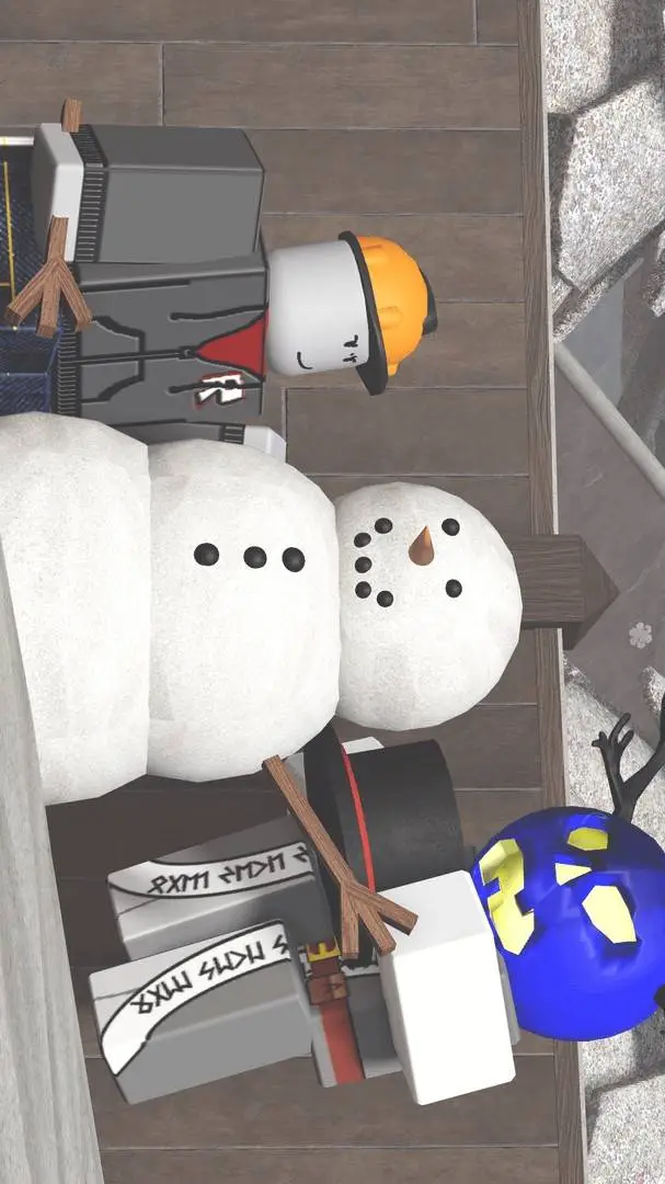 ai character: Builderman & Dusek background