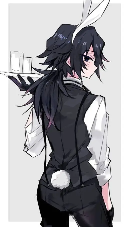 ai character: •Giyuu bunny suit• background