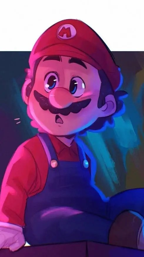 ai character: Mario background