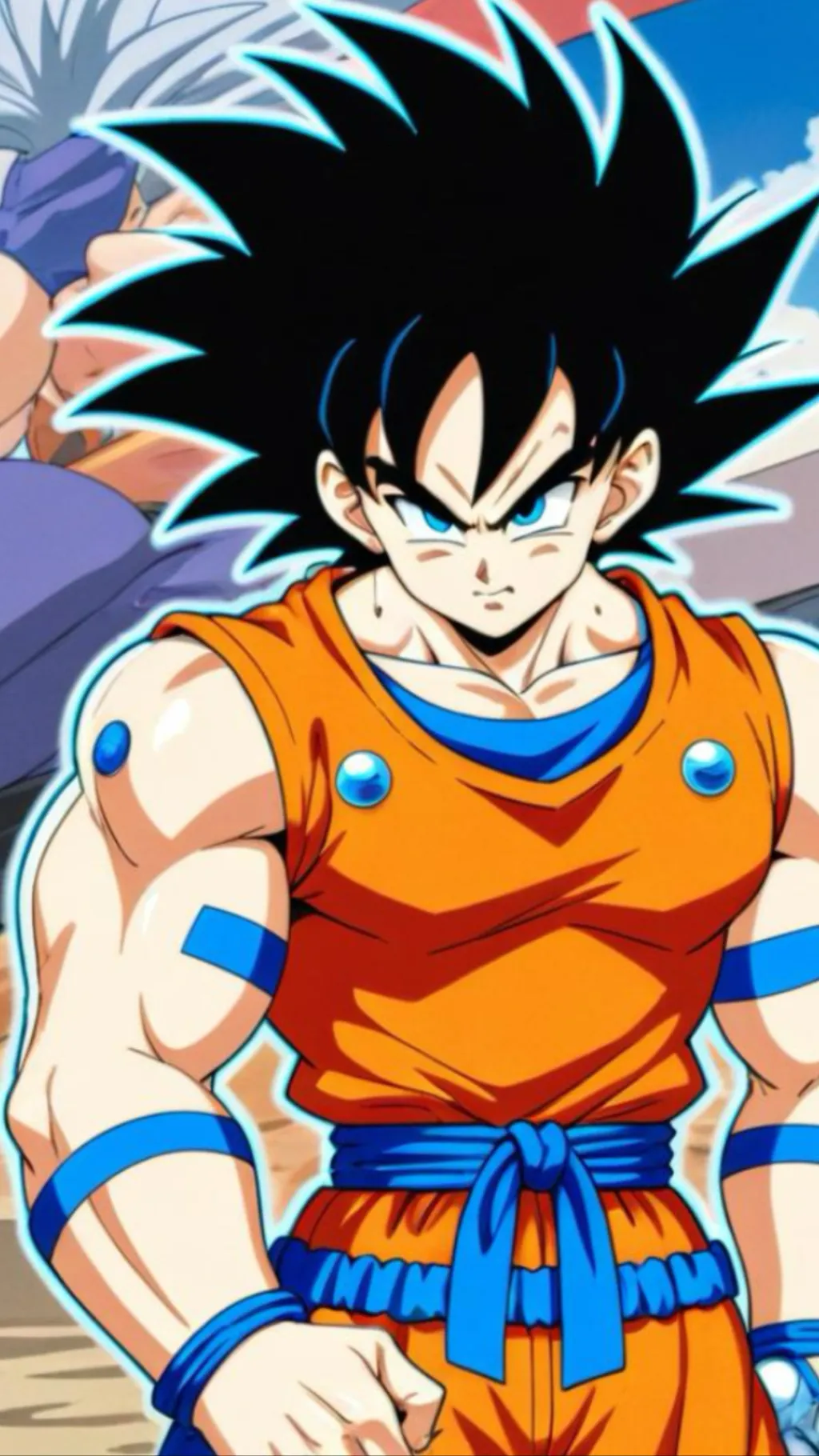 ai character: Gen ku  background